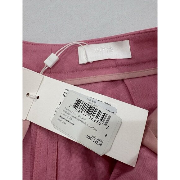 Hugo Boss Tapatchy Pink Trouser Pants Women’s Size 0 - Picture 5 of 5